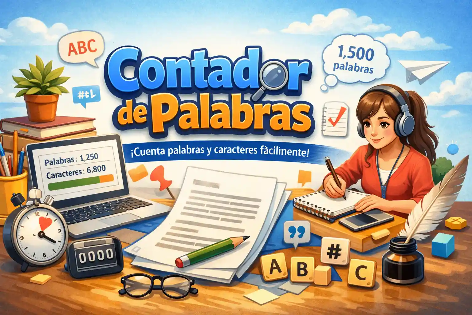 Contador de palabras online - herramienta gratuita para contar palabras y caracteres