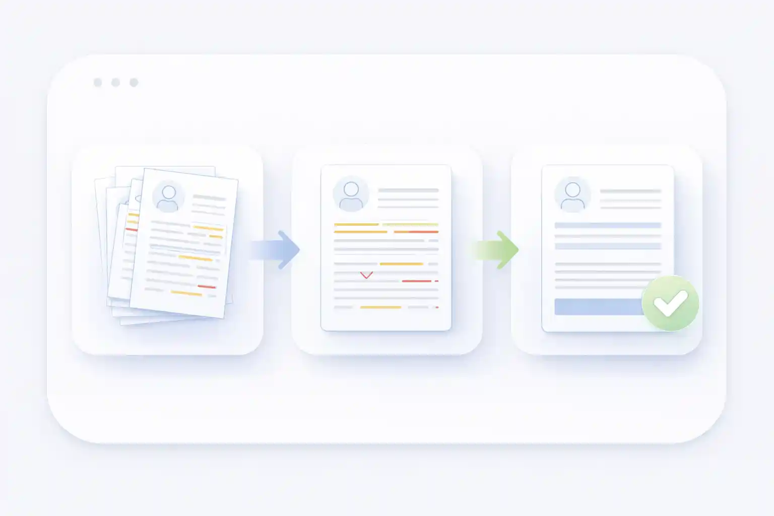 Proceso paso a paso para escribir un currículum profesional desde el borrador hasta la versión final